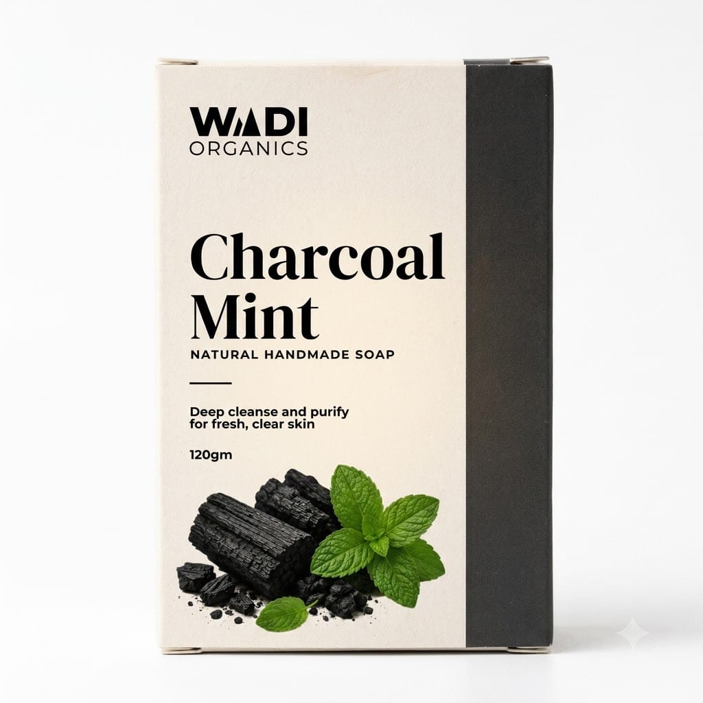 Charcoal Mint Soap - 120gm