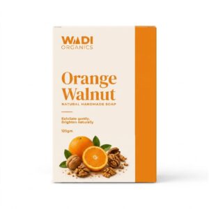 wadi orange walnut soap