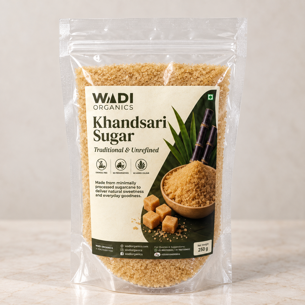 Organic Khandsari Sugar
